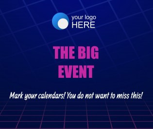 The Big Event Landing Page