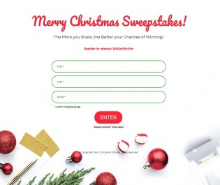 Merry Christmas Sweepstakes